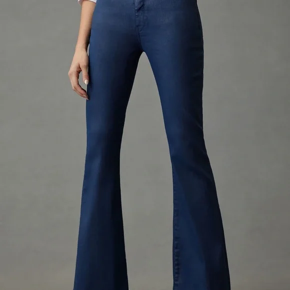 Anthropologie Deep Blue Wide Leg Jeans - Picture 3 of 4